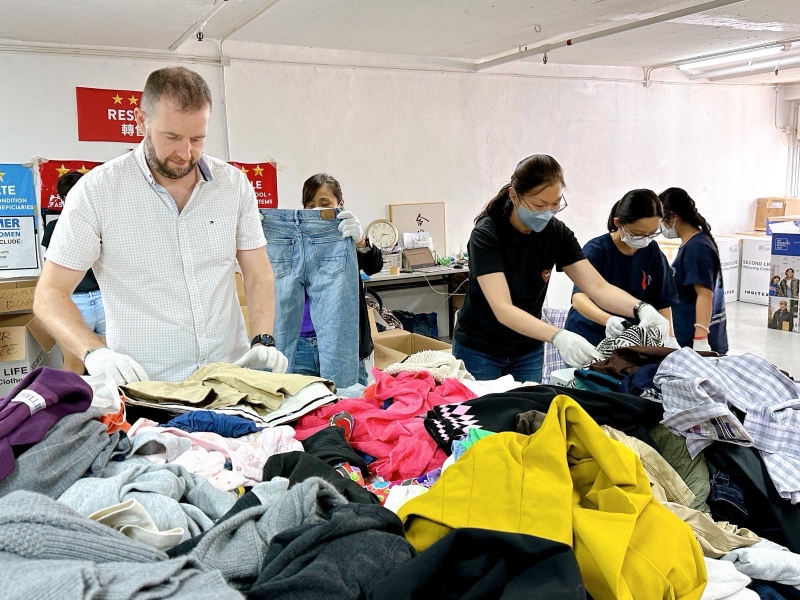 The sorted clothes were donated to Redress’ 20+ local charity partners, while select items were resold at Redress’s charity shop to fund their ongoing initiatives.