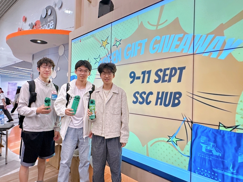 By bringing your own water bottle, coffee cup, and food container, you can help conserve the environment by reducing the campus waste sent to landfills.