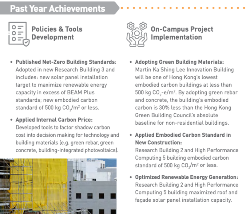 Key achievements from one year progress update