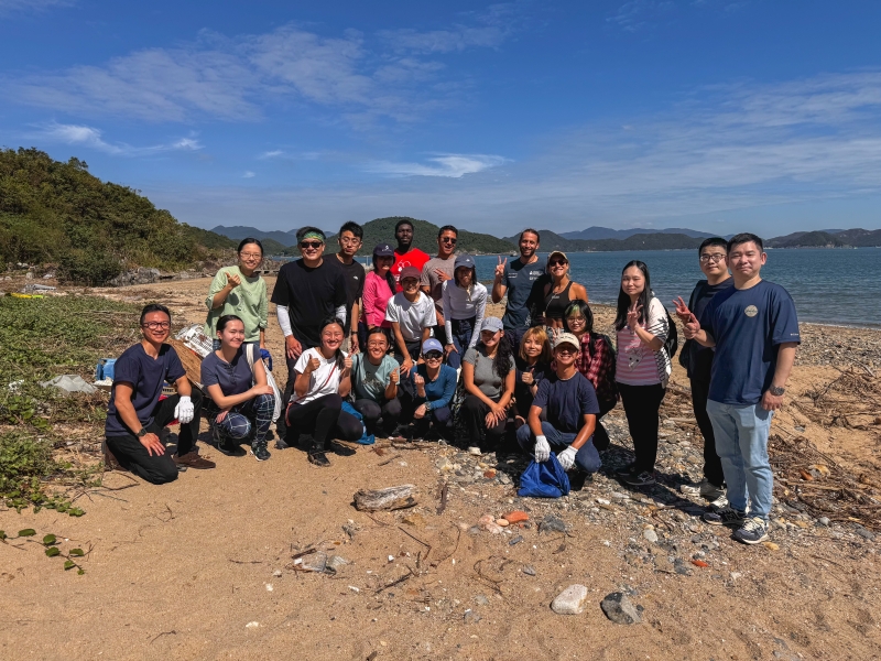 That spark quickly turned into impact through the Pak Shui Wun Beach Clean-ups on 14 and 27 November 2025, where students and staff rolled up their sleeves.