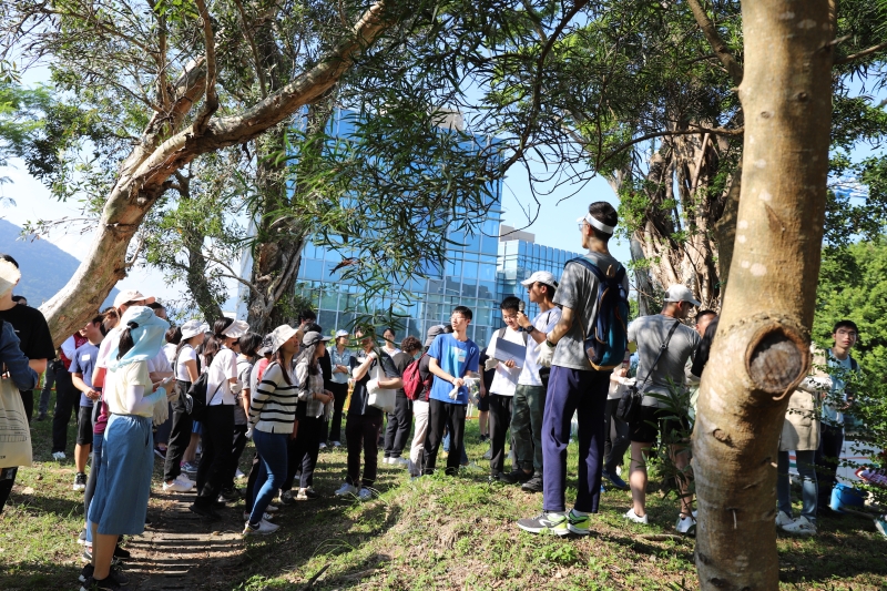 The Sustainability/Net-Zero Office organized a tree transplanting event on November 3rd.
