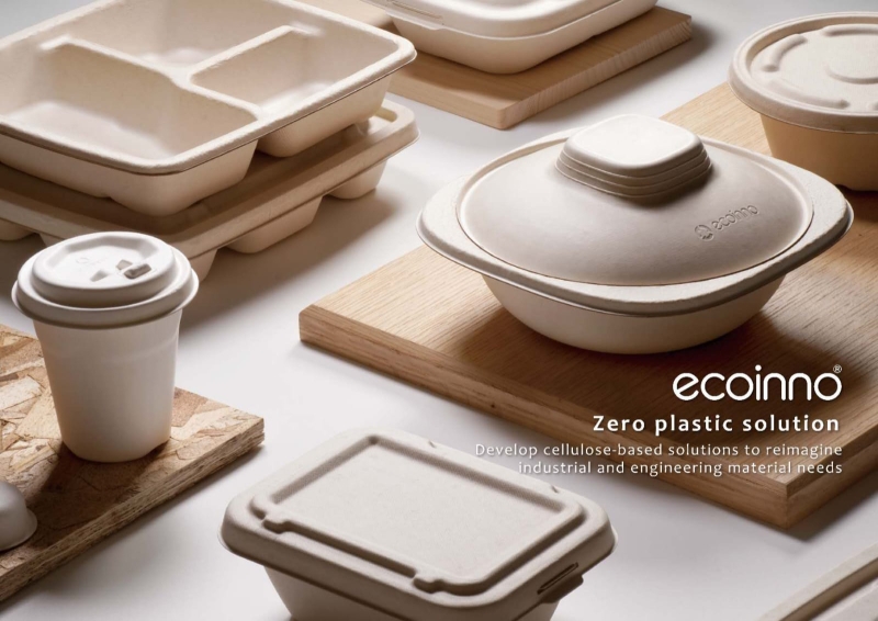 These containers are designed to be decomposed completely in 75 days.