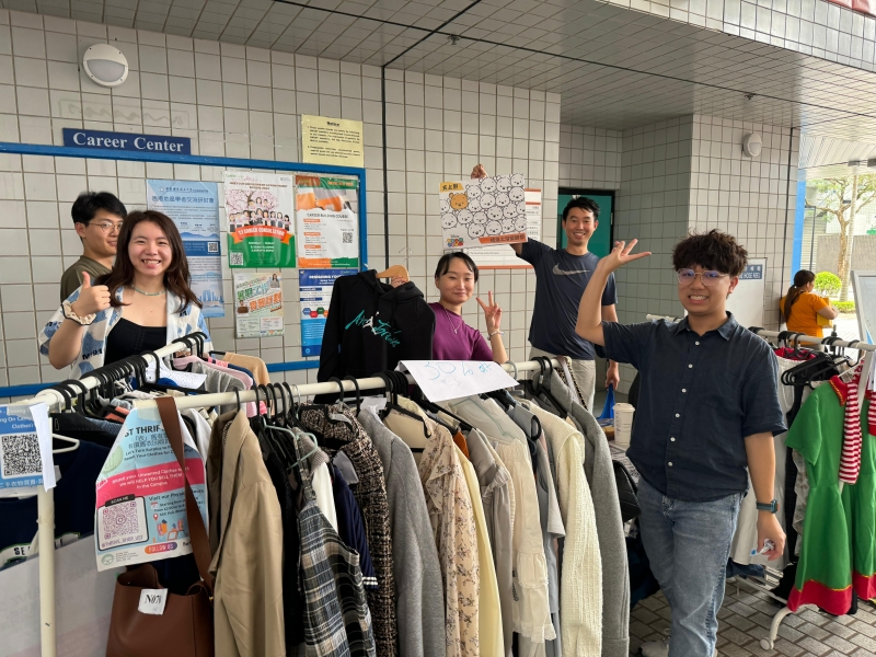 Both teams at HKUST worked together to prevent over 600kg of unwanted clothing from entering landfill.