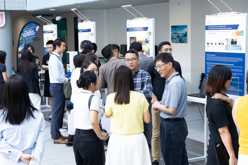 During the week,10 project booths with prototypes were showcased for attendees to explore the innovative solutions from some of our SSC projects.  