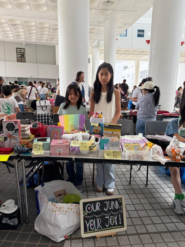 Kai Tsang said his kids also participated by selling toys they no longer used.