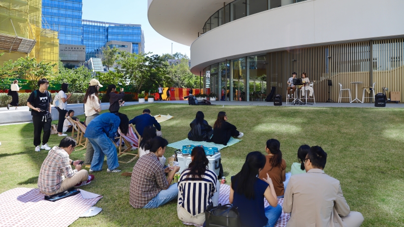 Being outdoor is one of the best ways to reduce stress and anxiety and we want to activate beautiful places on campus to serve this purpose, Shaw was one of the first.