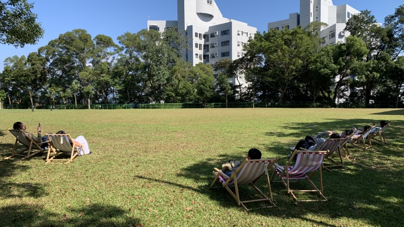 Following the successful trial run, the chairs have now found another home on the LG7 lawn, expanding the outdoor oasis for our community to enjoy.